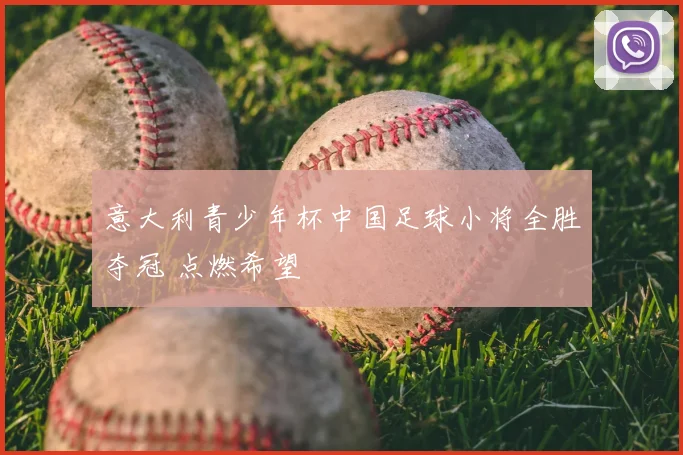 意大利青少年杯中国足球小将全胜夺冠 点燃希望